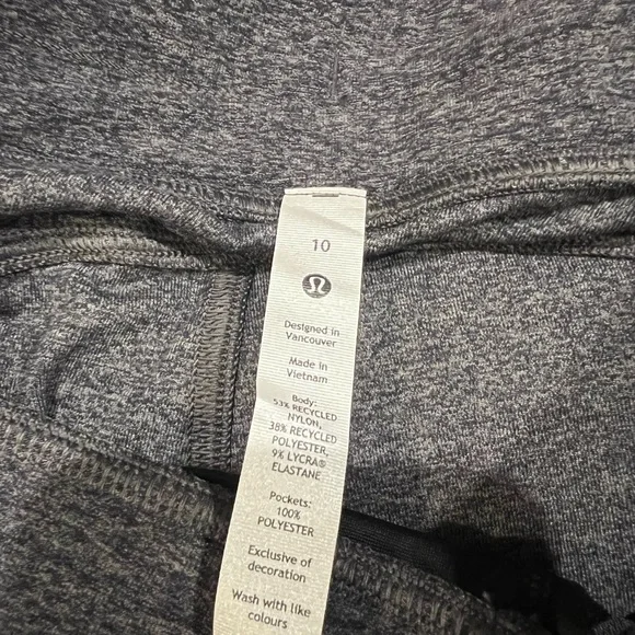 lululemon ready to rulu jogger crop sz 10 - Picture 4 of 5